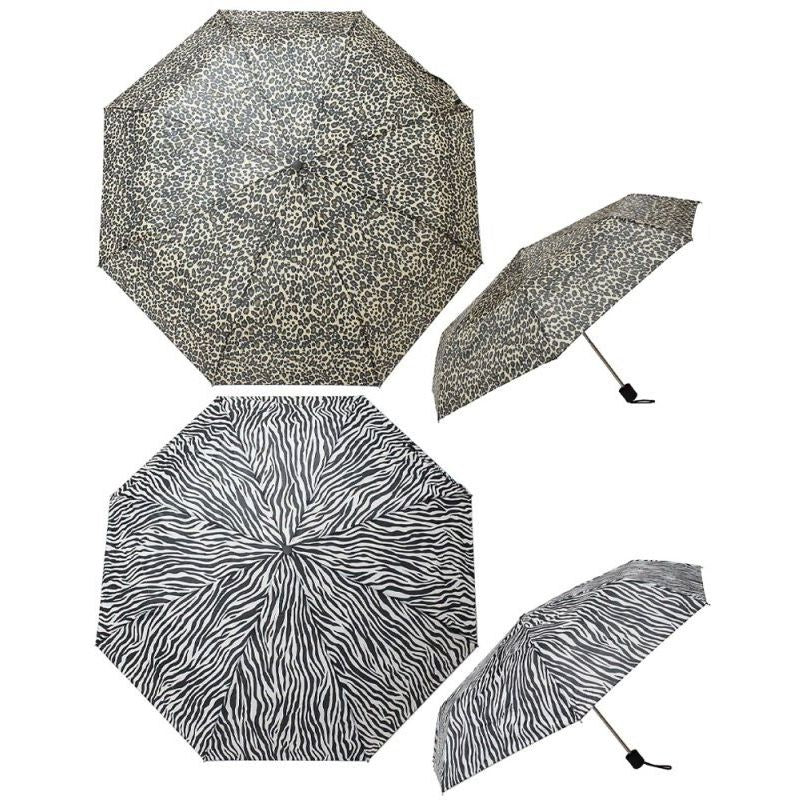 ASSORTED ANIMAL PRINT UMBRELLAS