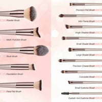 Make up Brush Set 14pcs Fashion and Professional Makeup Brushes