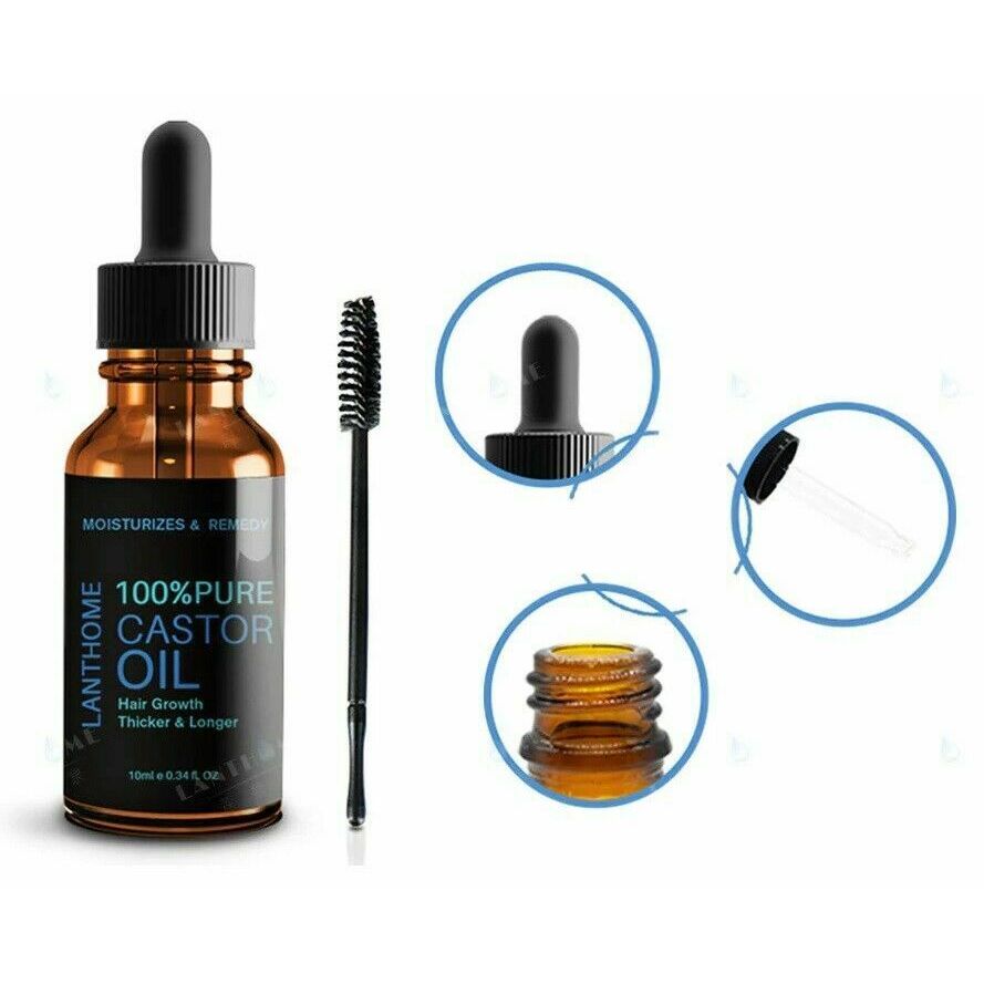 Castor Oil for Eyelashes Eyebrows Hair Growth Oil Body Care