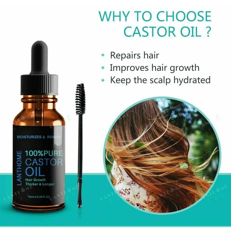 Castor Oil for Eyelashes Eyebrows Hair Growth Oil Body Care