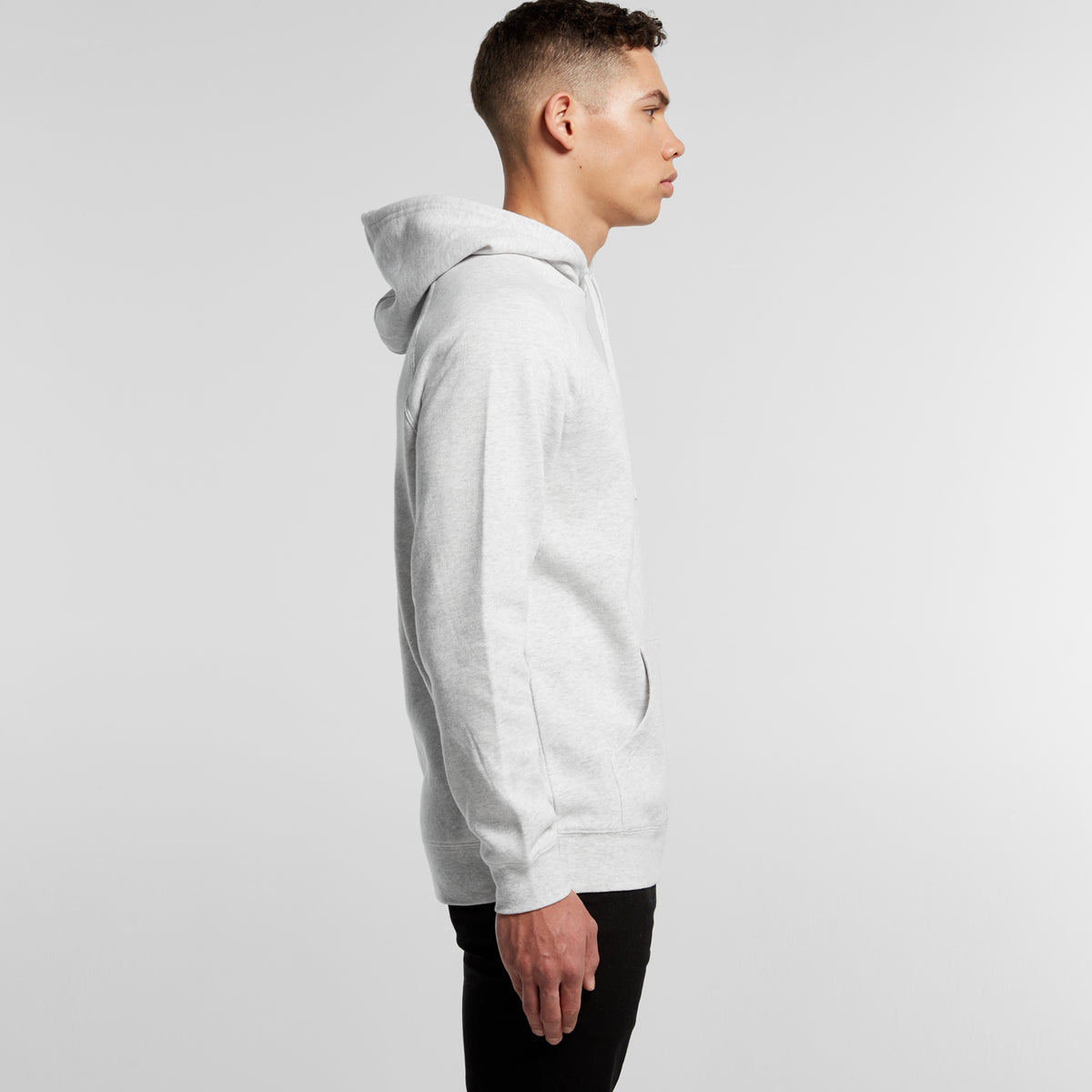 Mens  Fashion Pullover  Hoodie with kangaroo pocket-Atletic Heather