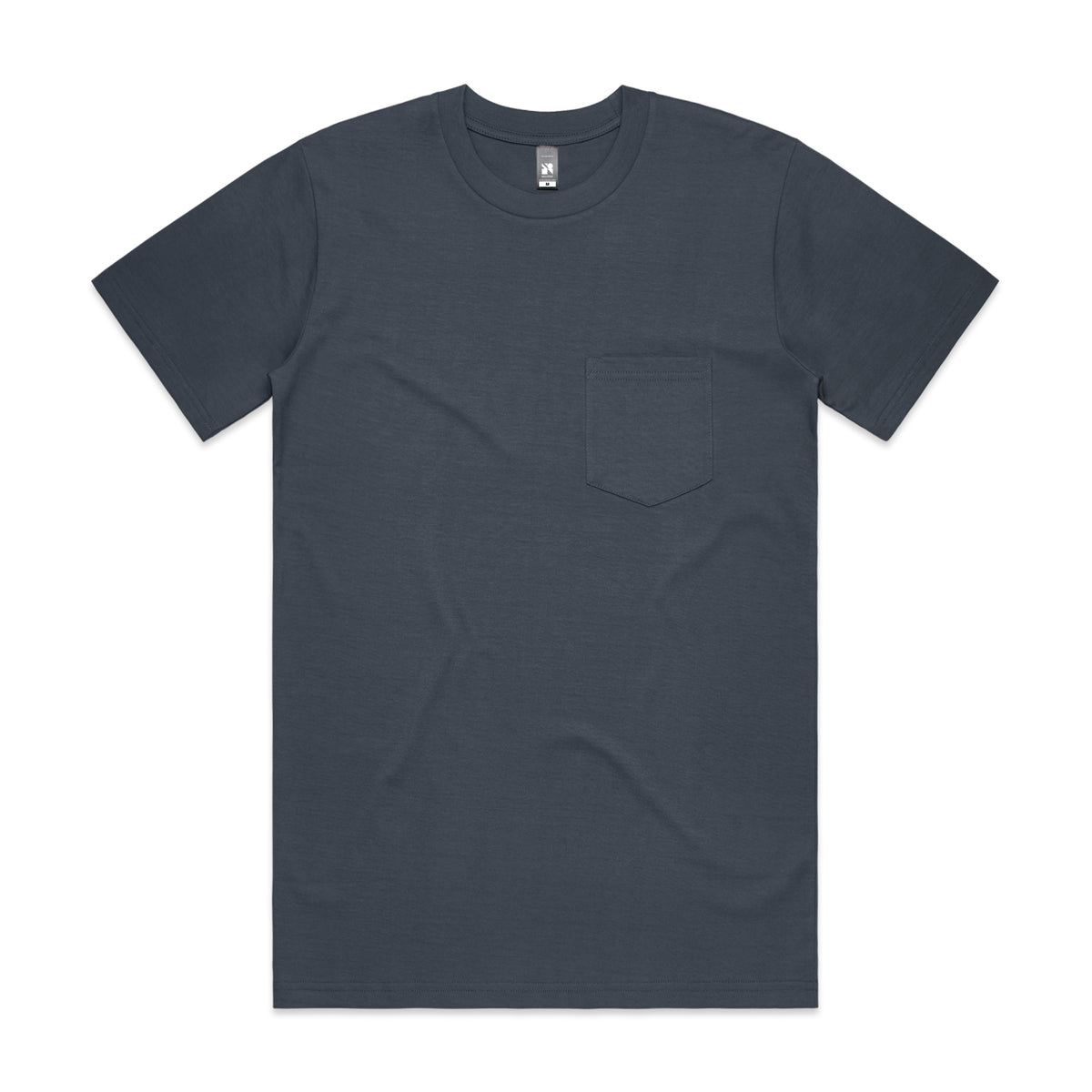 MENS CLASSIC POCKET TEE- PETROL BLUE