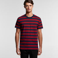 MENS CLASSIC STRIPE TEE-YELLOW/BLCAK