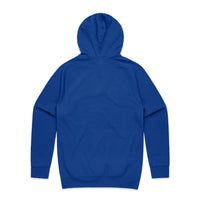 Mens  Fashion Pullover  Hoodie with kangaroo pocket-Bright Royal