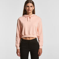 WO'S CROP HOOD-PINK