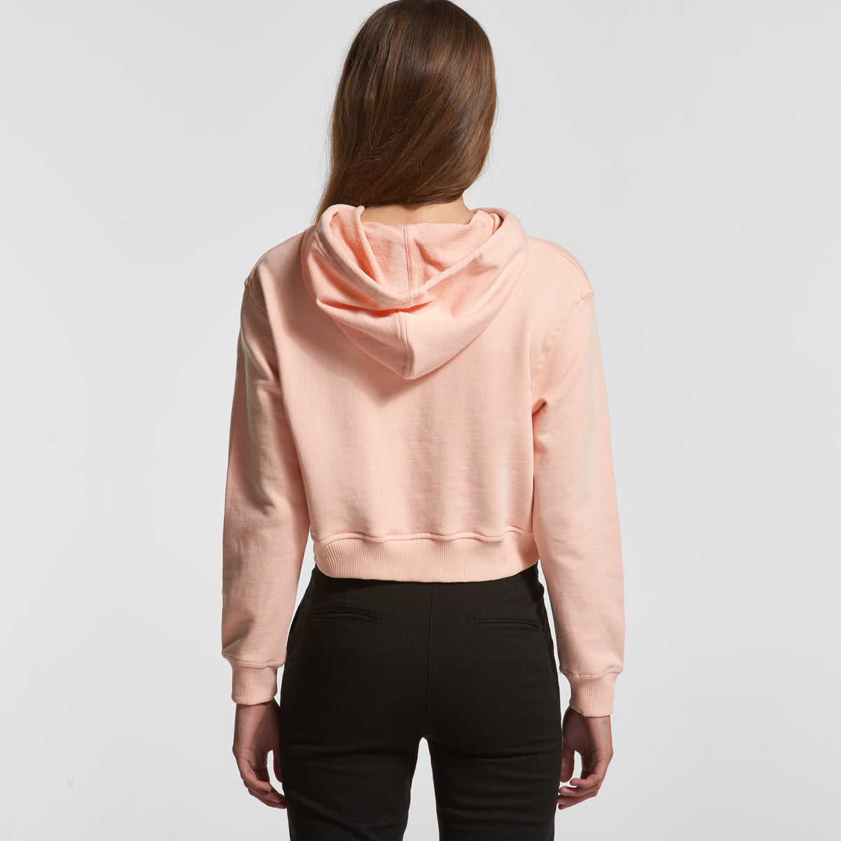 WO'S CROP HOOD-PINK