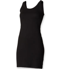 Ladies Tank Dress - Black