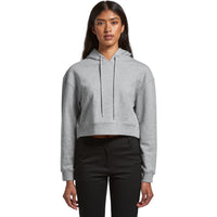 WO'S CROP HOOD-ATHLETIC HEATHER