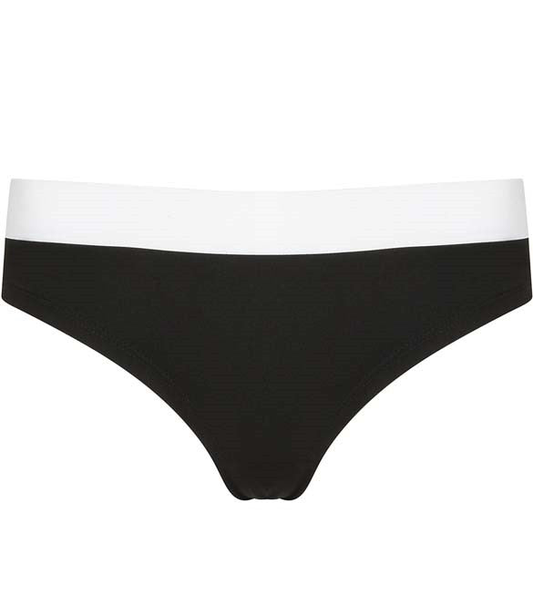 Ladies Fashion Briefs- Black & White